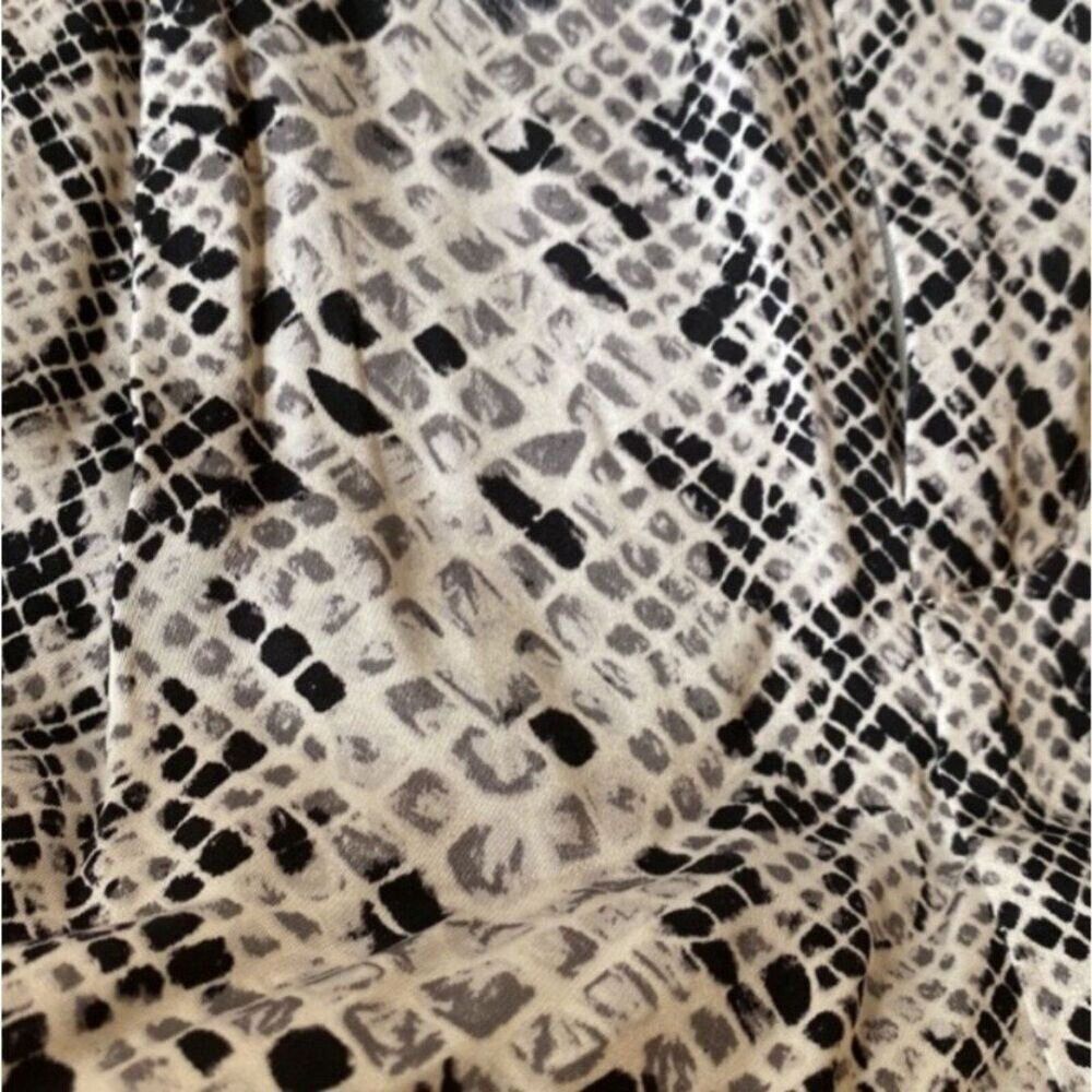 Good American Python Snake Print Wide Leg Pants H… - image 11